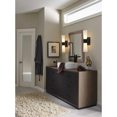 Zura Brushed Nickel 21" Modern Bath Vanity Light