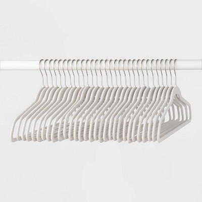 30pk Suit Hanger Hook White - Made By Design™