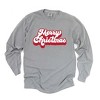 Simply Sage Market Women's Retro Merry Christmas Long Sleeve Garment Dyed Tee - 2 of 4