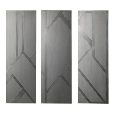 Set of 3 Thameda Decorative Wall Panels Silver - Southern Enterprises