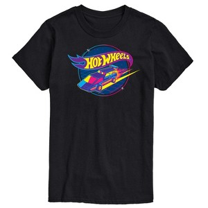 Men's - Hot Wheels - Neon Racer Logo Short Sleeve Graphic T-Shirt - 1 of 4