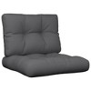 vidaXL Pallet Cushions 2 pcs Anthracite Fabric - 2 of 4