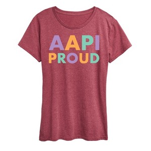 Women's - Instant Message - AAPI Proud Short Sleeve Graphic T-Shirt - 1 of 4