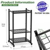 Itopfox Garden Tool Organizer, Yard Tool Tower Rack for Garage Storage, Holds Up to 35 Long-Handled Tools, Heavy Duty Steel Stand for Shed Black - 2 of 4
