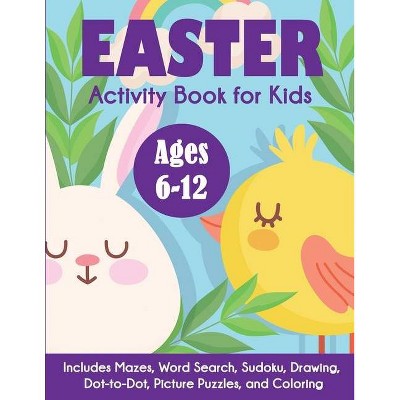 Easter Activity Book for Kids - by  Blue Wave Press (Paperback)