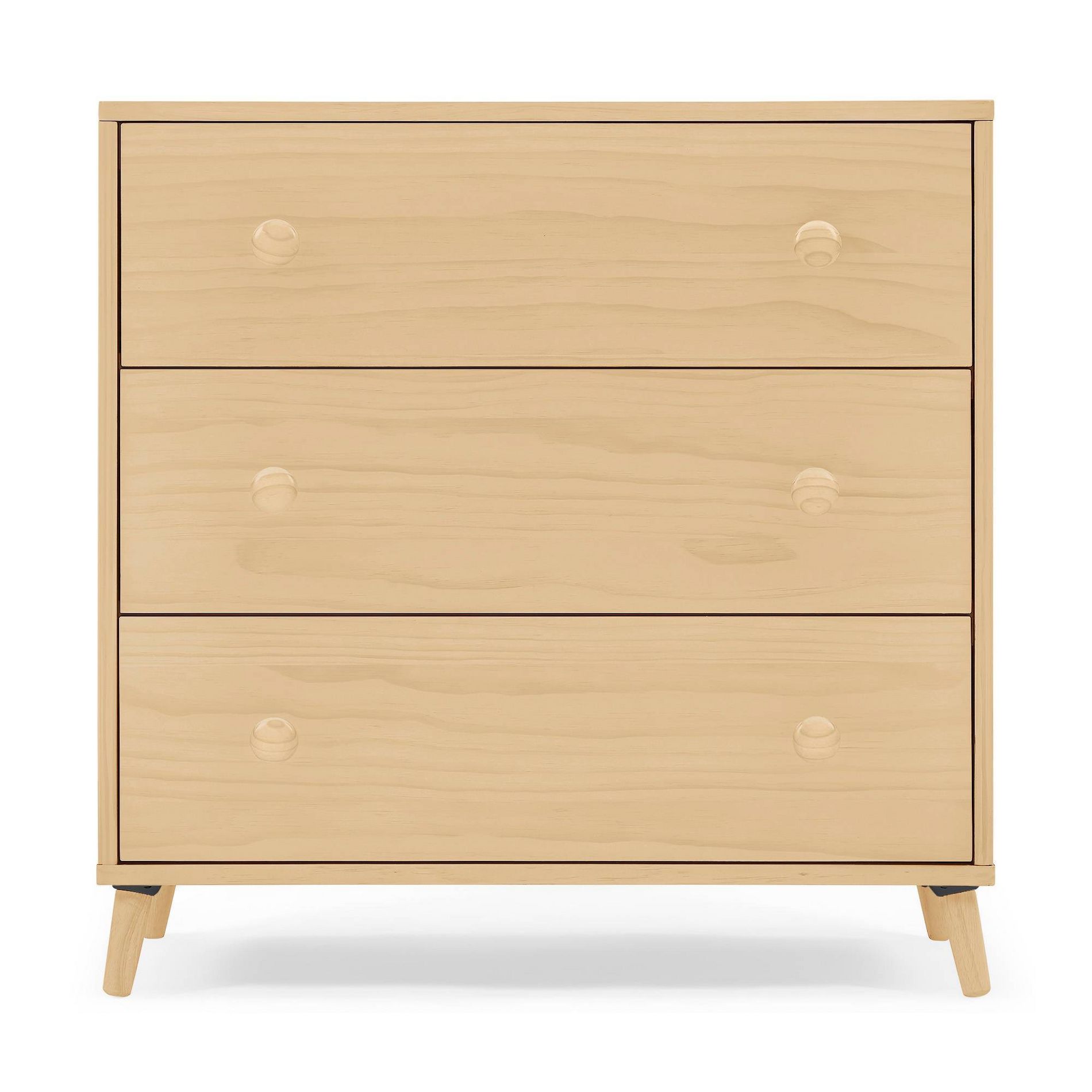 Delta Children Jordan 3 Drawer Dresser with Interlocking Drawers - Natural