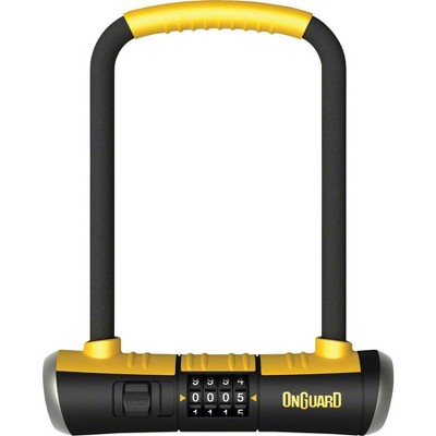 OnGuard BullDog Series U-Lock 4.5 x 9" Black/Yellow Combination