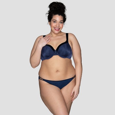 Vanity Fair Womens Illumination Zoned In Support Full Figure Underwire Bra  76338 - Ghost Navy - 36d : Target
