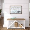23.5" x 15.5" Family Love MDF Wall Sign Panel White - Prinz: Modern Home Decor, Horizontal Quote Adage Art - 2 of 4