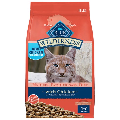 Blue Buffalo Wilderness Grain Free Indoor Hairball Weight Control With Chicken Adult Premium Dry Cat Food 11lbs Target