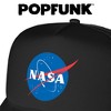 Nasa Official Meatball Logo Foam Trucker Cap Black - 4 of 4