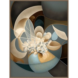 Amanti Art Botanical Fractals by Bella Eve Canvas Wall Art Print Framed - 1 of 4