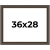 PosterPalooza | Museum Brown Picture Frame - UV Acrylic, Backing Board, Hanging Hardware Included - 2 of 4