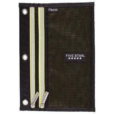 Five Star Dual Zipper Pencil Pouch Target