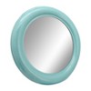 Modern Round Wall Mirror, Metal Frame, Contemporary Decorative Accent, Sleek Iron Design for Living Room, Bedroom, Bathroom, or Office - 36" - 3 of 4
