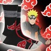 Naruto: Shippuden Red Cloud Rain Of Blood Justice Anime Crew Socks (8-12) - 4 of 4