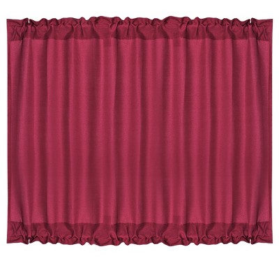 1 Pc Polyester Elegant Blackout Rod Sliding Curtain Panels - PiccoCasa