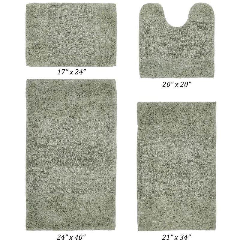 Granada Collection 100% Cotton Tufted 4 Piece Bath Rug Set - Better Trends, 6 of 10