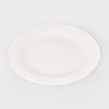 Orly Maison 8-Piece Dinner Plate Set - White Modern Stoneware Plates - 10.5" - 2 of 4