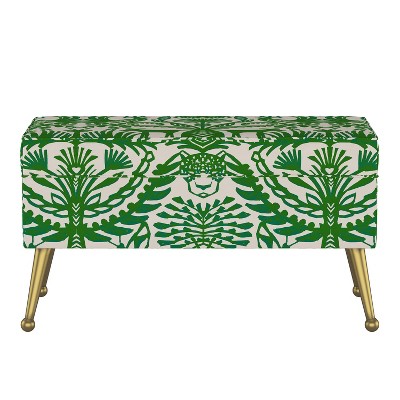 Jayda Storage Bench with Splayed Eulalia Green - Opalhouse™