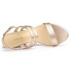 Allegra K Women's Open Toe Slingback Block Heel Buckle Ankle Strap Sandals - 4 of 4