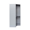 TIRAMISUBEST Polygon Corner Wardrobe - Mobile Lateral Filing Cabinet, Locking Wheels, Adjustable Shelf - 3 of 4