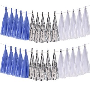 Unique Bargains Garland DIY Decoration Tassel Garland Banner 30 Pcs - 1 of 3