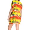 HAPPY BAY Women's Loose Swimwear Bathing Suit Beach Cover Up Beachwear Tunics Swim X-Large-XX-Large Yellow Car - 2 of 4