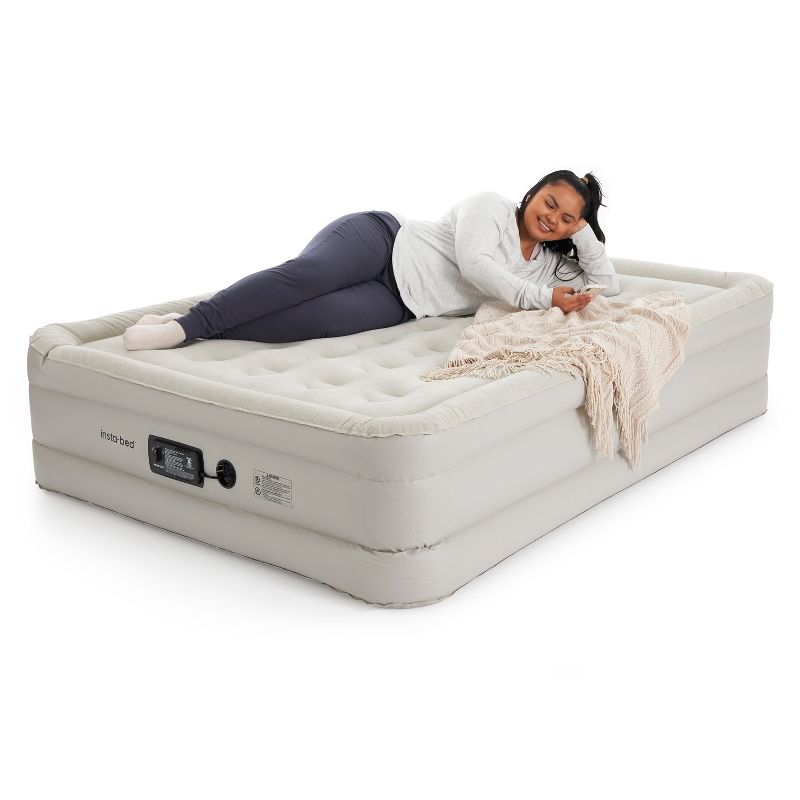 Insta-Bed 18 Inch Queen Sized Inflatable Airbed Mattress with Internal AC Pump, 3 of 7