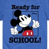 Boys' - Disney - Mickey Mouse Ready For School Short Sleeve Graphic T-Shirt - 2 of 4
