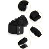 INSPIRE CHIC Women's Chiffon Flowers Press Stud Button Elastic Textured Band Waist Belt - 2 of 4