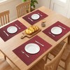 REGALWOVEN Farmhouse Placemats Set of 8 Woven Placemats for Dining Table Decor Indoor Washable Kitchen Table Mat - 3 of 4