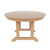WestinTrends 47" Round Outdoor Patio Dining Table - 4 of 4