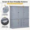 YOOCOZZ 73-Inch Freestanding Kitchen Pantry with Drawers and Shelves - 4 of 4