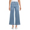 Lands' End Women's Recover Denim High Rise Wide Leg Crop Jeans - 2 of 4