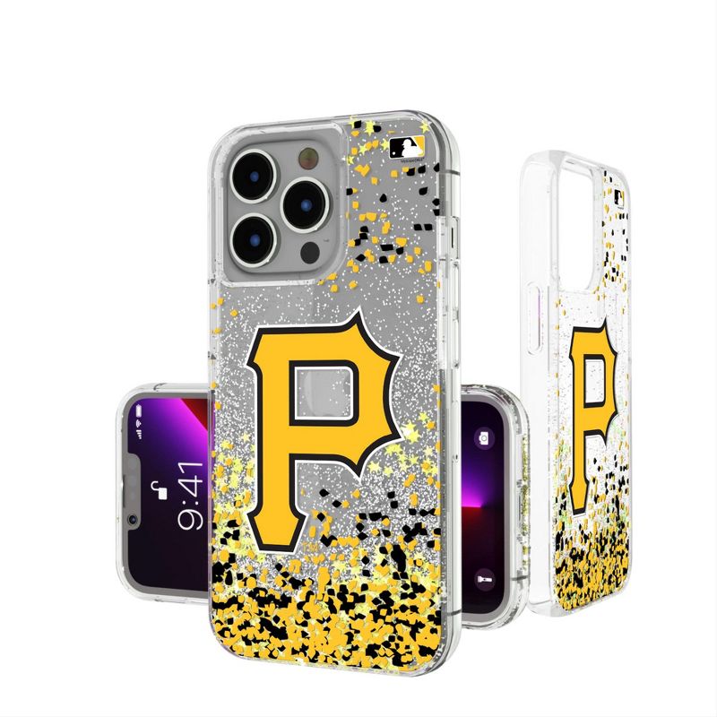 Keyscaper Pittsburgh Pirates Confetti Glitter Phone Case, 1 of 2