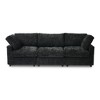 Cloud Sectional Couches for Living Room,100.5" Convertible Love Seat, 3 Seater Modular Sectional Sofa,Deep Seater Furniture Sets - 3 of 4