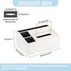 Unique Bargains PU Leather Magnetic Base Easy to Clean Multipurpose Paper Towel Holder 10.4 x 6.5 x 4.7 Inch 1 Pc - 2 of 4