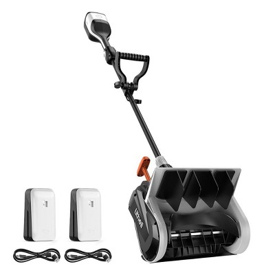 Litheli 40V 4Amp U20 Brushless Electric Cordless Snow Shoevel Battery Powered Snow Blower With Battery: Rechargeable, No Assembly Required