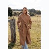 Petal and Pup Womens Emersyn Tie Front Coat - 3 of 4