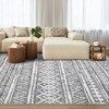 Washable Area Rug Boho Rug Foldable Thin Living Room Bedroom Non Slip Carpet Non-Shedding & Easy Care Mat - 2 of 4