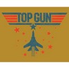 Juniors Womens Top Gun Fighter Jet and Stars Logo Festival Muscle Tee - 2 of 4