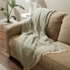 Dii Artichoke Green Double Diamond Throw - 4 of 4