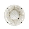 JTH Outdoor Oahu 18" Round Patio Accent Table, Sandy White All-Weather Rope - 3 of 4