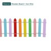 Unique Bargains Wood Decorative Miniature Ornament DIY Garden Picket Fence - 3 of 4