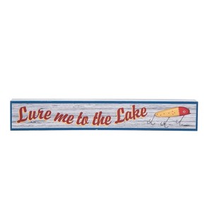 Beachcombers Lure Me To The Lake Sign - 1 of 2