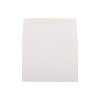 JAM Paper A2 Strathmore Invitation Envelopes 4.375 x 5.75 Bright White Linen 66670I - 2 of 4