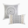 Gulches Full/Queen Cotton Printed Duvet Cover Set with Chenille, Soft Bedding for Daily Use - 3 of 4