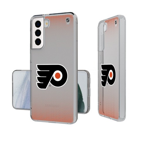 Keyscaper Philadelphia Flyers Linen Clear Phone Case For Galaxy