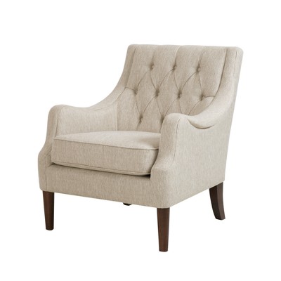 Homcom Button Tufted Accent Chair With High Wingback Rounded Cushioned   GUEST 377a9f90 Deb5 48e0 9096 F904b9a0b1e6